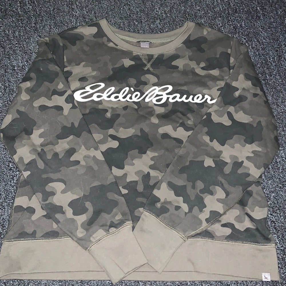 Eddie Bauer fleece crew neck